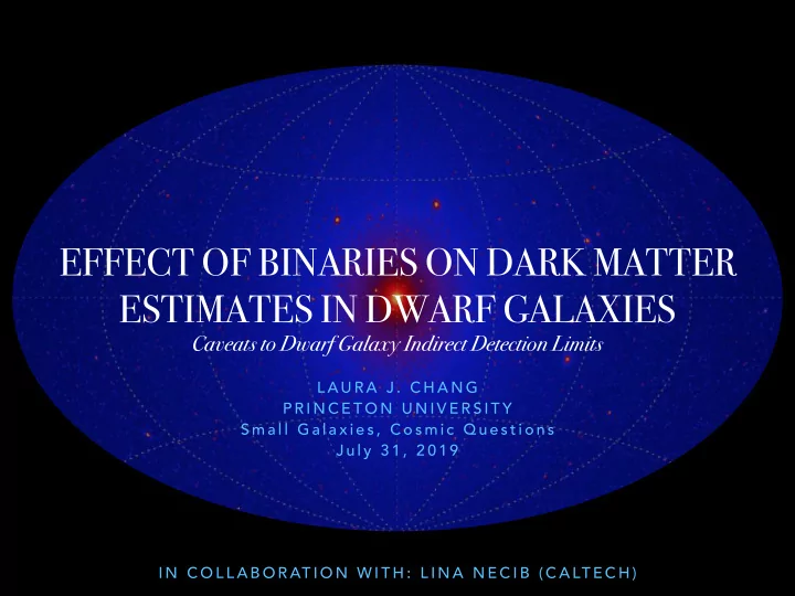 effect of binaries on dark matter estimates in dwarf