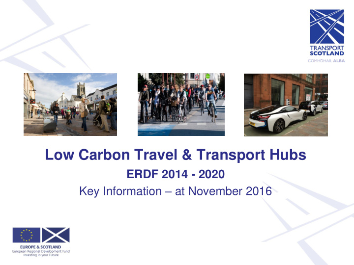 low carbon travel transport hubs