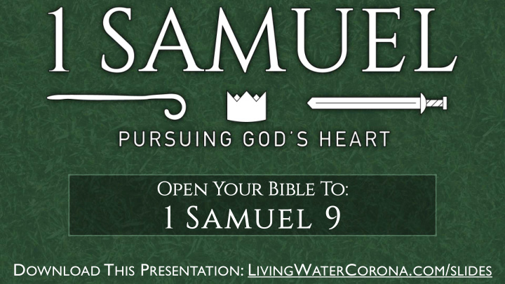 1 samuel 9