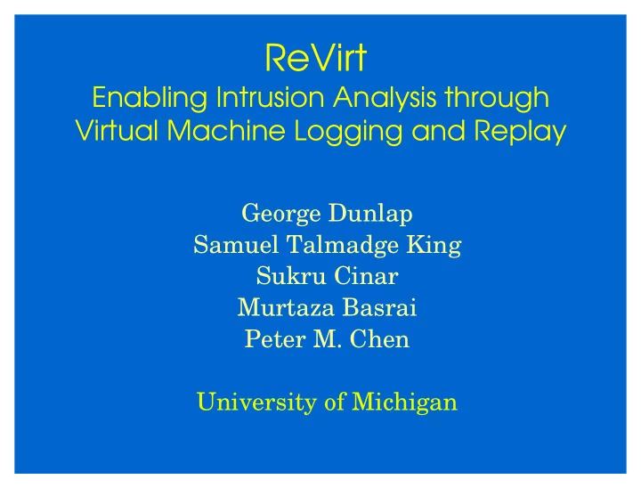 revirt
