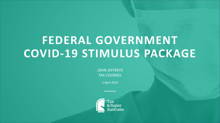 federal government covid 19 stimulus package