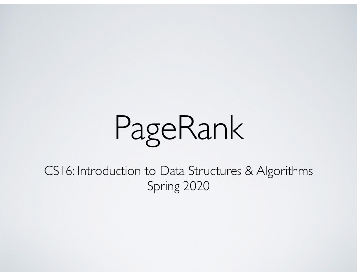 pagerank