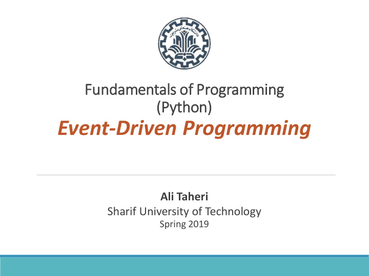 event driven programming