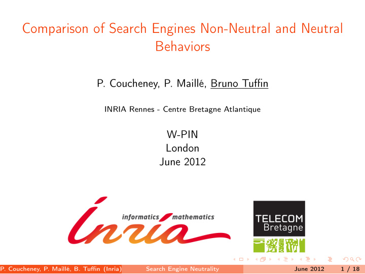 comparison of search engines non neutral and neutral