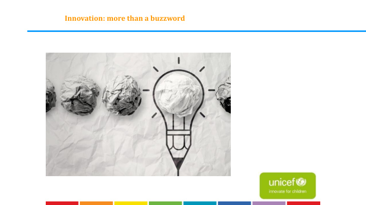 innovation more than a buzzword innovating to create