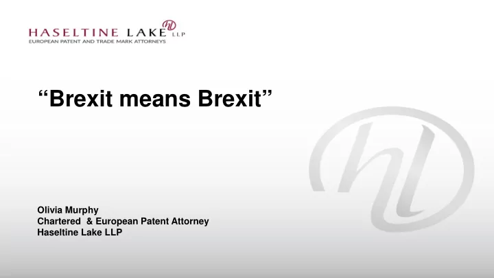 brexit means brexit