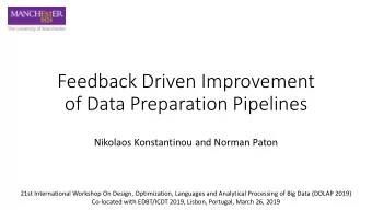 of Data Preparation Pipelines  Nikolaos Konstantinou and Norman Paton  21st International Workshop