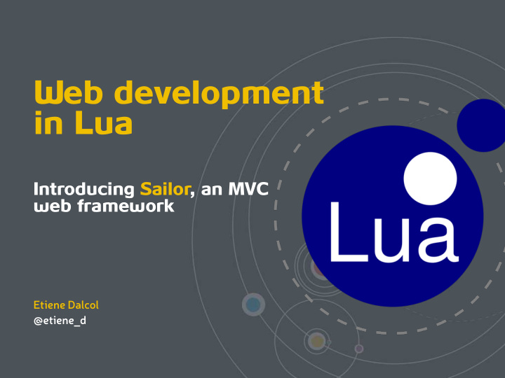 web development in lua