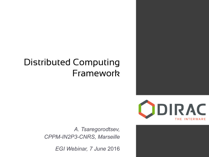 distributed computing framework