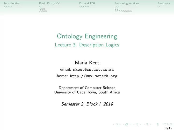 ontology engineering