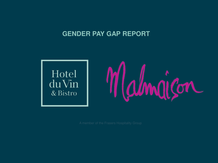 gender pay gap report