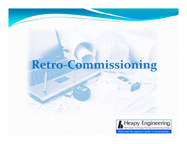 retro commissioning goals and objectives define retro