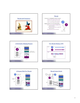 1  Example: A Nachos Thread  Example: A Nachos Thread  Example: Context Switch on MIPS  Example: