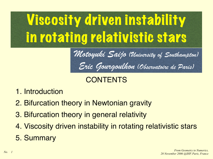 viscosity driven instability in rotating relativistic
