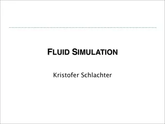 The Equations  Incompressible Navier-Stokes:  t =  ( r  u ) u  1  u  r p + v r