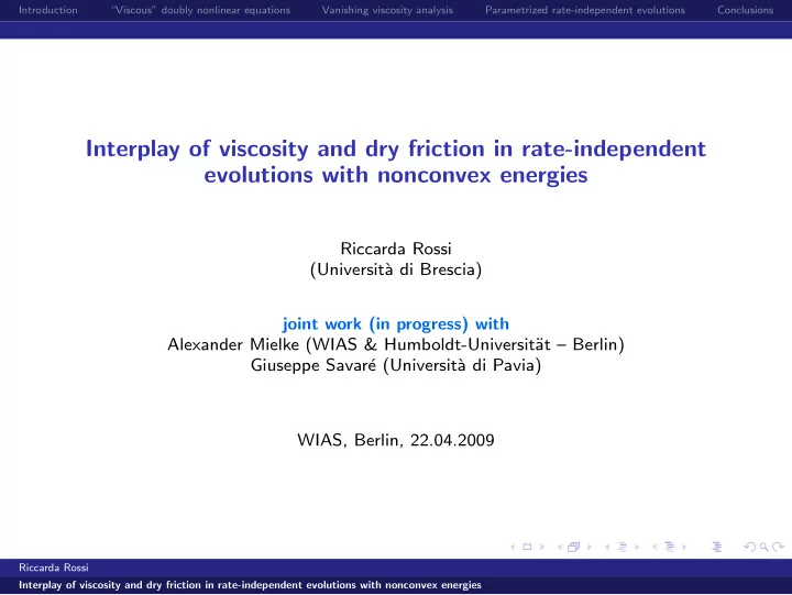interplay of viscosity and dry friction in rate