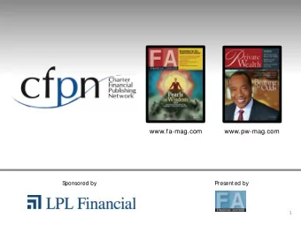 Sponsored by  Presented by