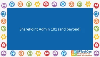 SharePoint Admin 101 (and beyond)  Shane Young  13 Year SharePoint MVP