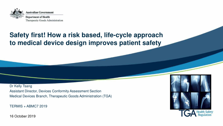 safety first how a risk based life cycle approach to