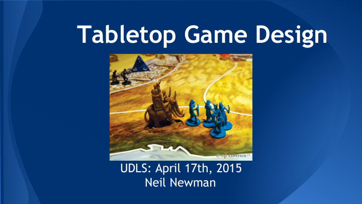 tabletop game design