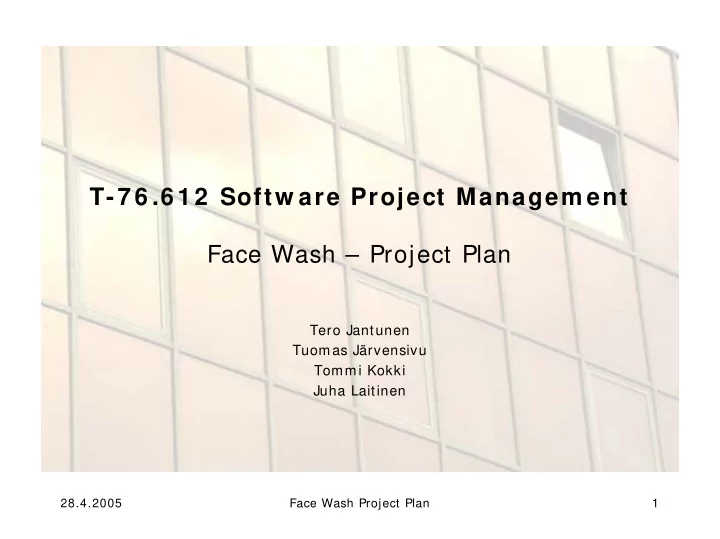 t 7 6 6 1 2 softw are project managem ent face wash