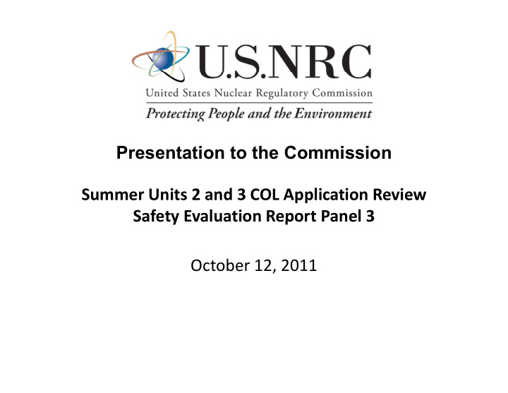 presentation to the commission summer units 2 and 3 col