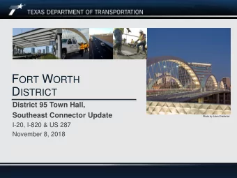 Age  genda  da  1  Comments from July 2018 Public Meeting  2  Northbound Meadowbrook Entrance Ramp