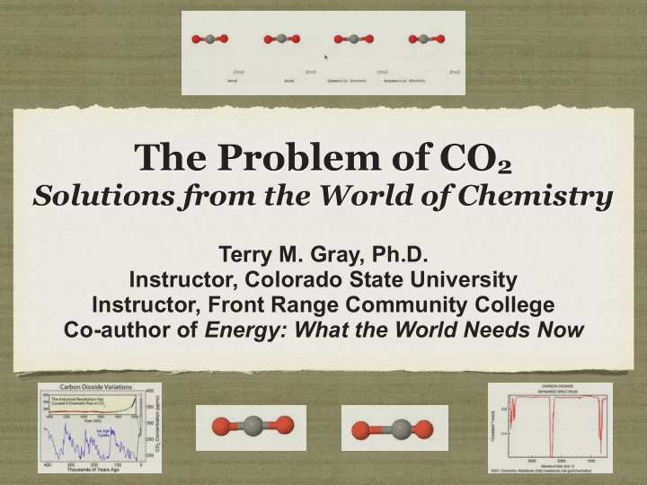 the problem of co 2