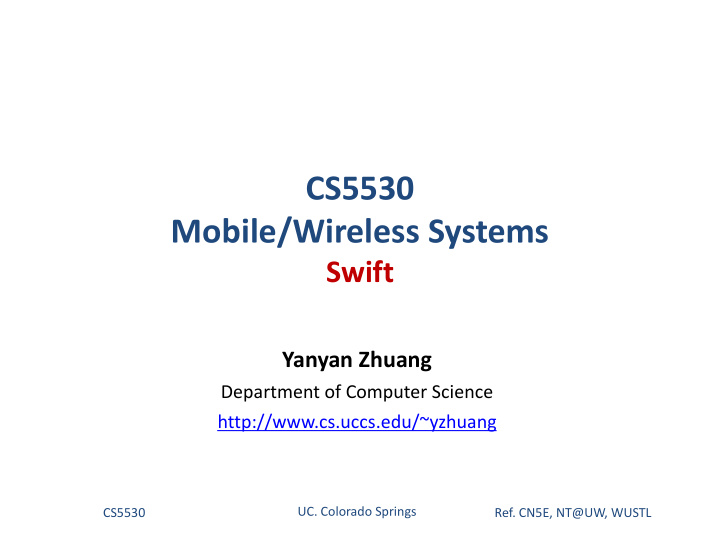 cs5530 mobile wireless systems