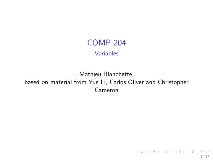 comp 204