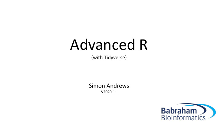 advanced r