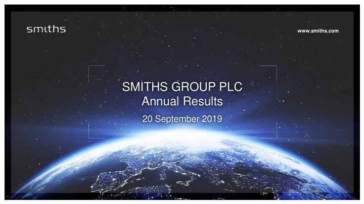 smiths group plc