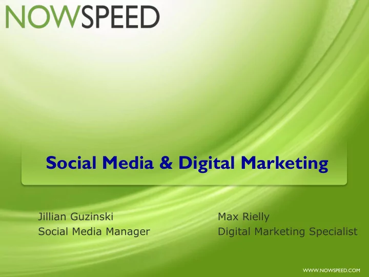 social media digital marketing