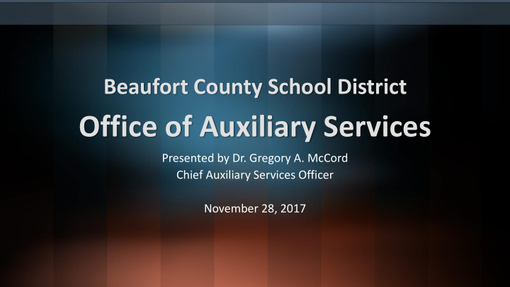 office of auxiliary services