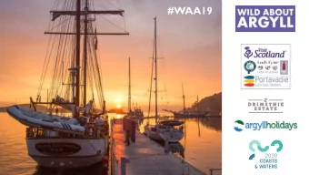 TRAIL  Karl Stevens  HWDT  THE SEVENTH  ARGYLL &amp; THE ISLES  TOURISM SUMMIT  7 MARCH 2019