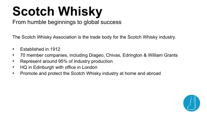 scotch whisky