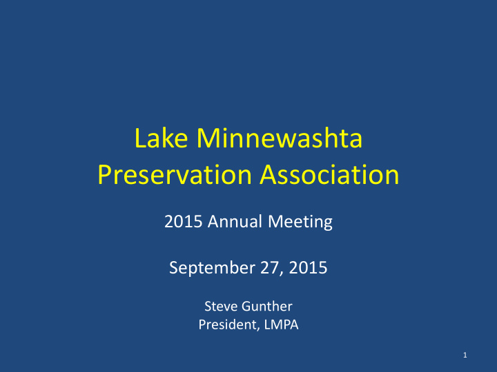 preservation association