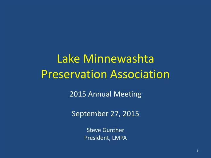preservation association