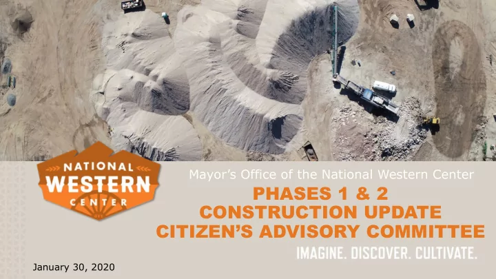 phases 1 2 construction update citizen s advisory