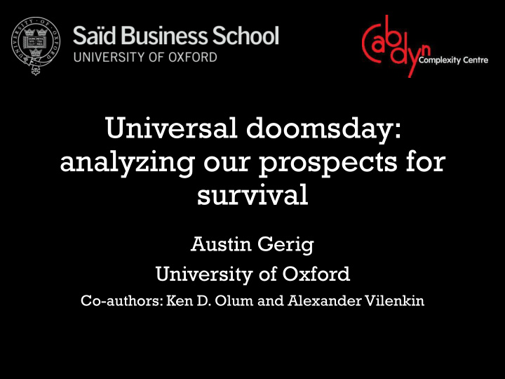 universal doomsday