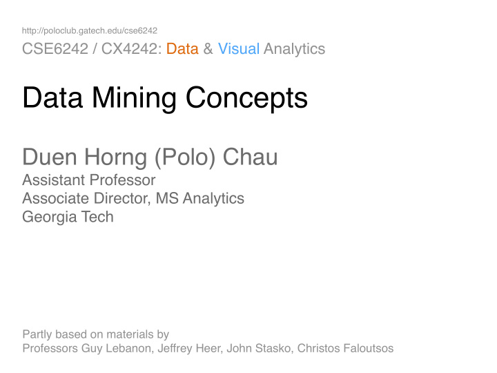 data mining concepts