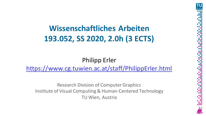 wissenschaftliches arbeiten 193 052 ss 2020 2 0h 3 ects