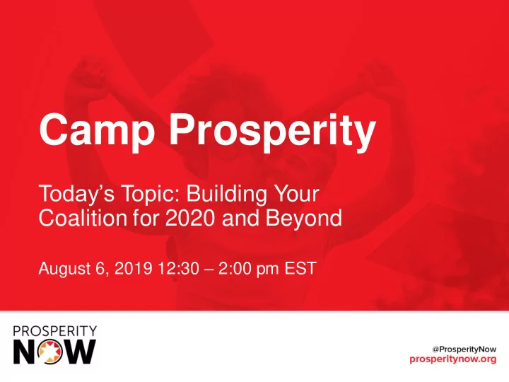 camp prosperity