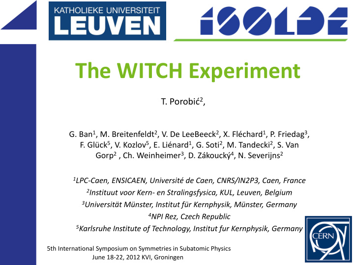 the witch experiment