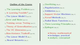 Lea  rning  F  rom  Data  Y  aser  S.  Abu-Mostafa  Califo  rnia  Institute  of  T