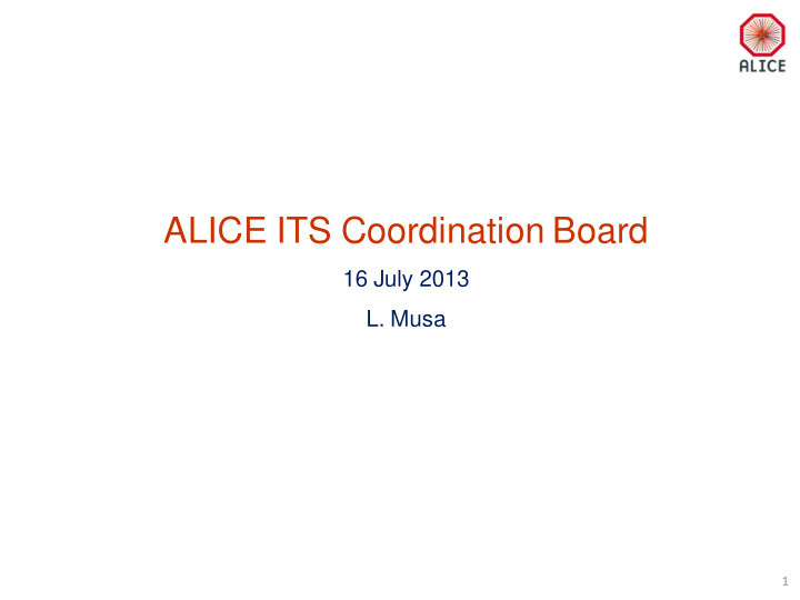 alice its coordination board