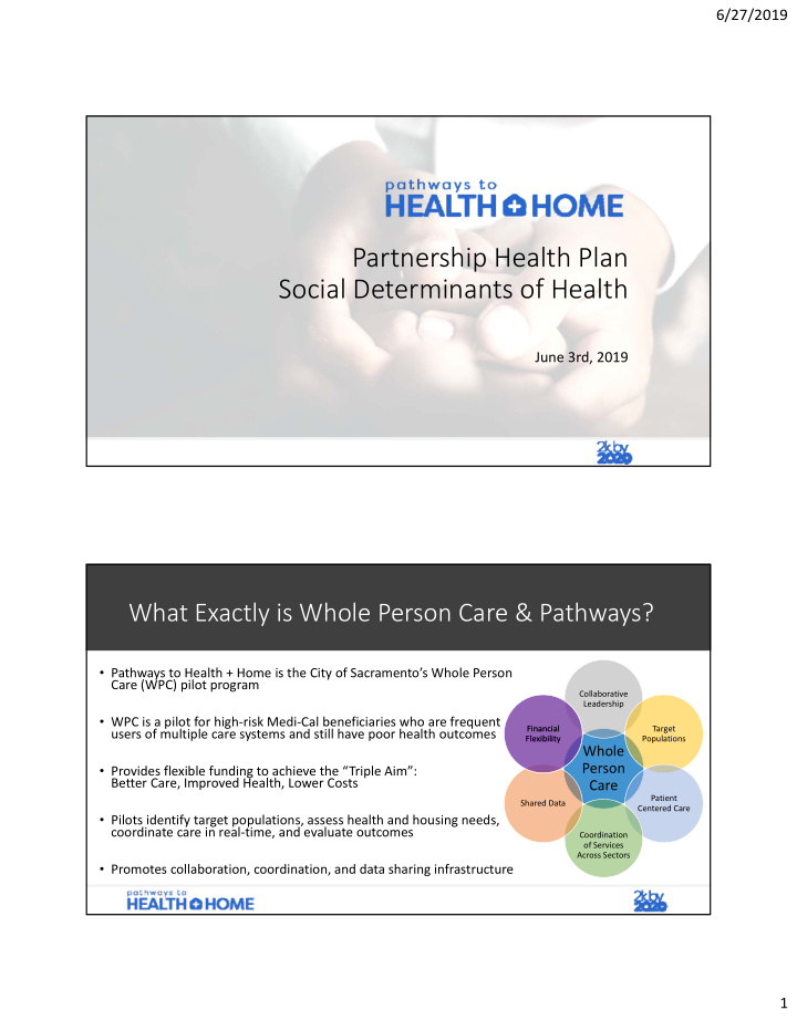 partnership health plan social determinants of health