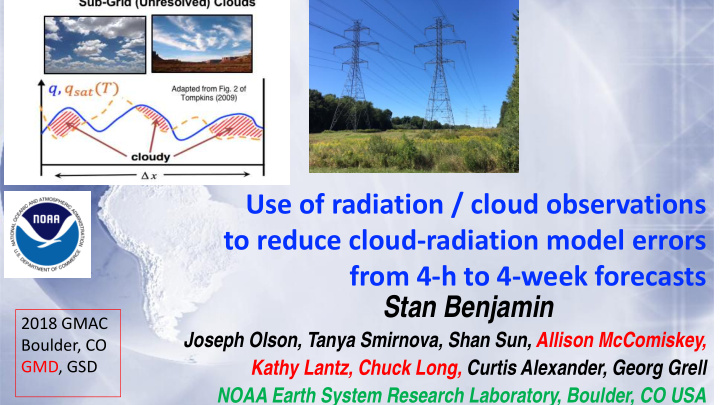 use of radiation cloud observations to reduce cloud