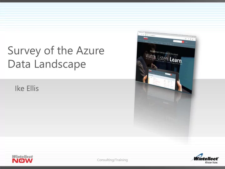 survey of the azure