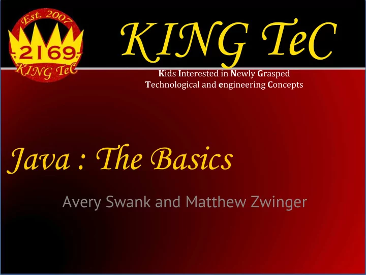 king tec